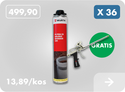 PU PENA x 36 + pištola